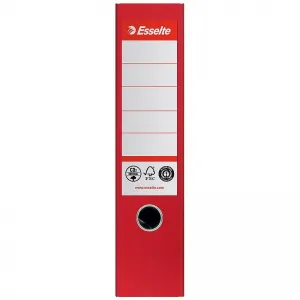 Segregator dźwigniowy Esselte No.1 neutralny pod względem emisji CO2 A4 czerwony 75mm (627568)