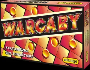 Gra planszowa WARCABY warcaby Adamigo
