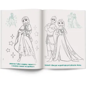 Książka dla dzieci Kraina lodu. Kolorowanka z Naklejkami Ameet