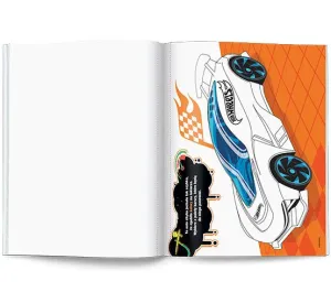 Książka dla dzieci Hot Wheels™. Pomaluj brykę! Ameet (MAK 1601)