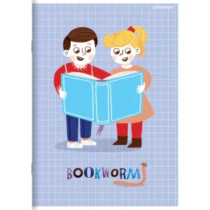 Zeszyt BOOKWORM/RETRO A5 32k. 70g podwójna linia kolor Top 2000 (400169401)