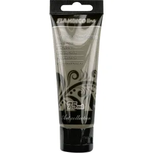 Farba akrylowa kolor: szary 75ml Flamingo Line (097)