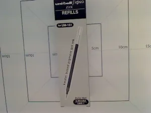 Wkład do długopisu żelowy DO UM-151 wkład czarny Uni (UMR-1)