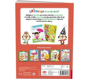 Książeczka edukacyjna Disney Maluch. Ubieranka. W co się ubrać? Ameet (MUB 9202)