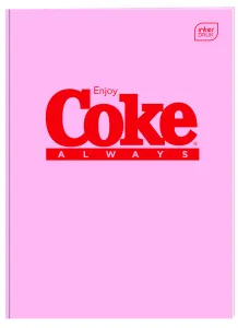 Zeszyt tematyczny A6 COCA COLA HYBRID 32k. 70g krata Interdruk (do słówek)