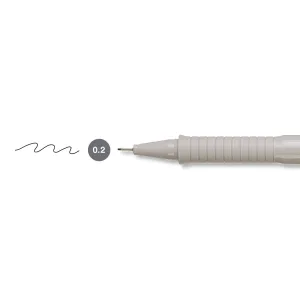 Cienkopis kreślarski Ecco Pigment wkład czarny 0,2mm 1kol. Faber Castell (FC166299)