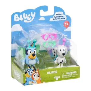 Figurka Bluey Blue 2pak Kosmici Bluey i Chloe wkład Tm Toys (BLU17617)