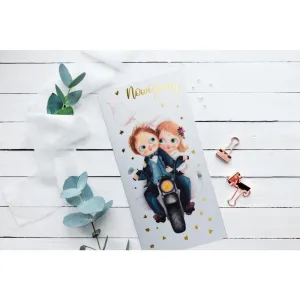 Kartka składana KARNET DL Slub MOTOR DL Henry (5907465661836)