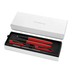 Zestaw piśmienniczy Jazz Noble Elegance red pióro wieczne + pióro kulkowe Pelikan (400197481)
