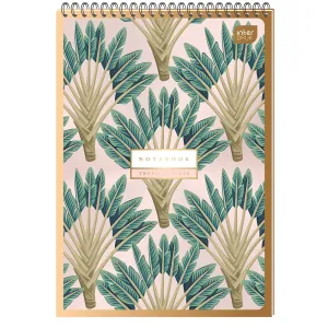 Kołozeszyt (kołonotatnik) Satin Gold A6 100k. 70g KRATKA Interdruk (A6 100 #)