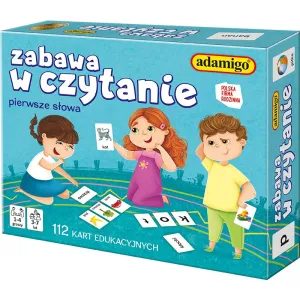 Gra karciana ZABAWA W CZYTANIE - KARTY Adamigo