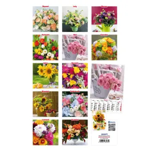 Kalendarz ścienny Avanti wieloplanszowy paskowy 285mm x 420mm (5901769620476)