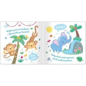 Książka dla dzieci W zoo. Posłuchaj zwierząt. Książeczka z dźwiękami