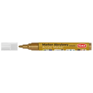 Marker specjalistyczny akrylowy-żółty wkład żółty 2,5mm okrągła końcówka Toma (TO-402)