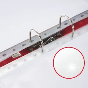 Koszulki na dokumenty krystaliczne A4 kolor: przezroczysty typu U 55 mic. Esselte (56066)