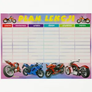 Plan lekcji Polsyr A5