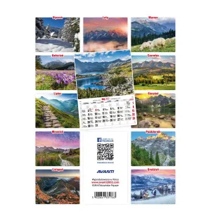 Kalendarz ścienny Avanti wieloplanszowy 230mm x 320mm (5901769620070)