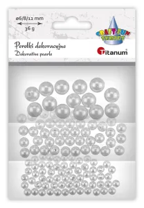 Perełki Craft-Fun Series białe Titanum (BR239952)