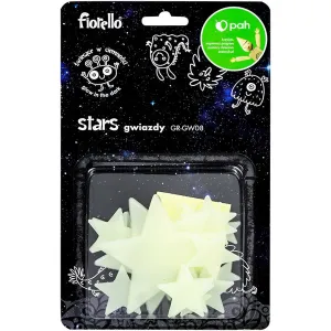 Naklejka ścienna Fluorescencyjna gwiazdki miks 24 szt Fiorello (170-2804)