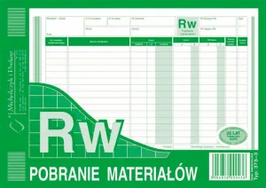 Druk samokopiujący A5 Pobranie materiału (wielokopia) A5 80k. Michalczyk i Prokop (373-3)