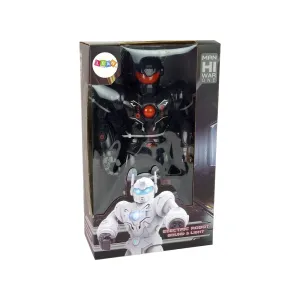 Robot Interaktywny Chodzi Dźwięk Świeci Czarny Lean (15161)