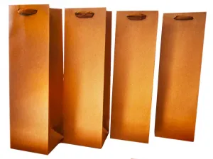 Torba prezentowa Rozette torebka LUX kraft na butelkę 110mm x 360mm x 100mm (5907354056187)