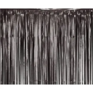 Dekoracja Kurtyna matowa czarna, 100x200 cm Godan (SH-KMCZ)