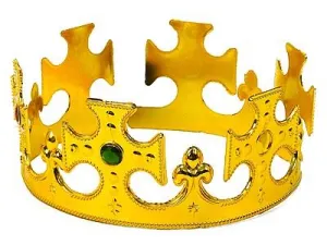 Korona z zapięciem, dł.60cm, wys.8cm, złota Adar (207011)