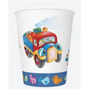 Kubek jednorazowy daisy papier 250ml Pol-mak (01)