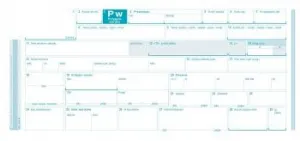 Druk samokopiujący Michalczyk i Prokop przyjęcie wyrobu jednopozycyjne 1/3 A4 80k. (381-8)