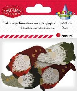 Ozdoba papierowa Craft-Fun Series Skrzat 5 szt Titanum (DIY-CH-MA-021)