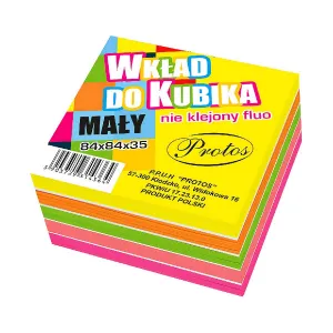 Kostka papierowa Protos - mix 84mm x 84mm x 35mm