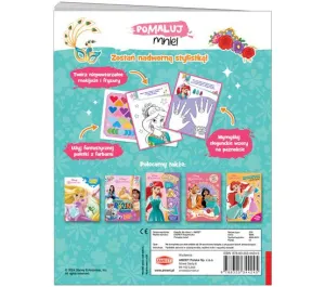 Książka dla dzieci Disney Księżniczka. Pomaluj mnie! Ameet (MAK 9101)