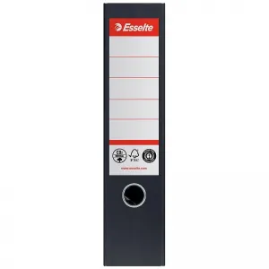 Segregator dźwigniowy Esselte No.1 neutralny pod względem emisji CO2 A4 czarny 75mm (627569)