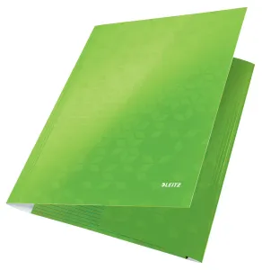 Teczka kartonowa na gumkę Leitz WOW A4 kolor: Zielony (39820054)
