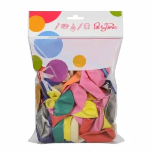 Balon gumowy mix kolorów (50 szt.) mix 250mm Arpex (BL7105)
