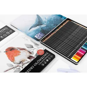 Kredki ołówkowe metal box 24 kol. Oxford (400174560)