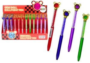 Długopis Z Myszką Diamenciki wkład niebieski 0,7mm Lean (19652)