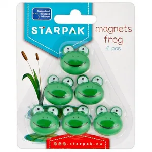 Magnes Starpak żabki - zielone śr. 25mm (438889)