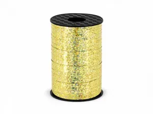 Wstążka Partydeco złoty złota 5mm 225m (PRH5-019)