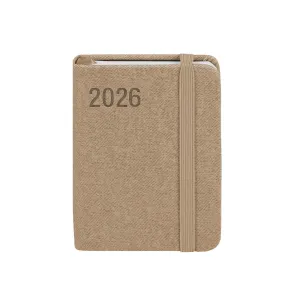 Kalendarz książkowy (terminarz) BEŻOWY AVANGARDA A7 Antra (2026)