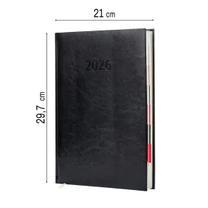 Kalendarz książkowy (terminarz) A4 Press (DZIENNY)