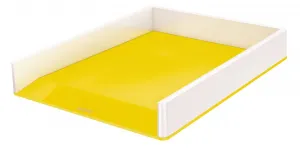 Szuflada na dokumenty Leitz WOW DUAL - żółta (53611016)