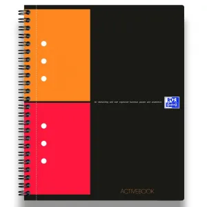Kołozeszyt (kołobrulion) Oxford International A5+ 80k. krata 185mm x 210mm (100102880)
