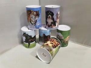 Skarbonka puszka zwierzęta metal Adar (584754)