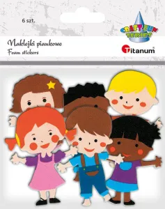 Naklejka (nalepka) Titanum Craft-Fun Series piankowe Dzieci (4636)