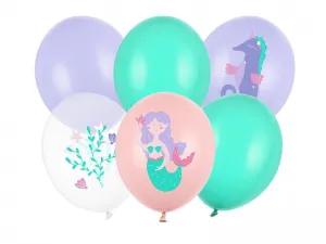 Balon gumowy Partydeco Morski Świat, mix (1 op. / 6 szt.) mix 300mm (SB14P-323-000-6)