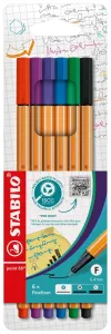 Cienkopis wkład mix 0,4mm 6kol. Stabilo (88/6)