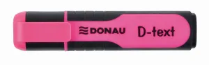 Zakreślacz Donau D-Text, różowy 1,0-5,0mm (7358001PL-16)