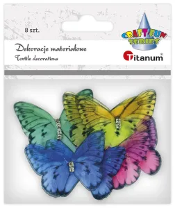 Ozdoba materiałowa Craft-Fun Series motyle Titanum (25HF001)